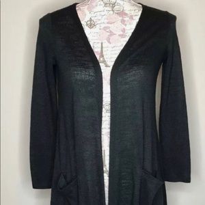 Lularoe Sarah cardigan M solid black
